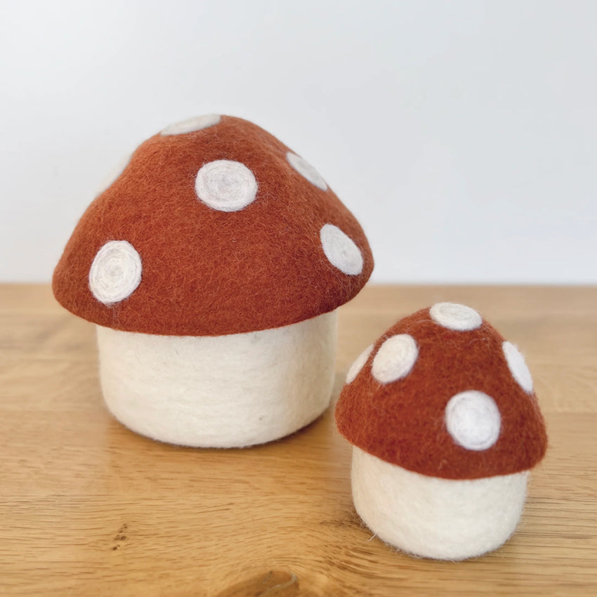 Toadstool Trinket Box | Rust