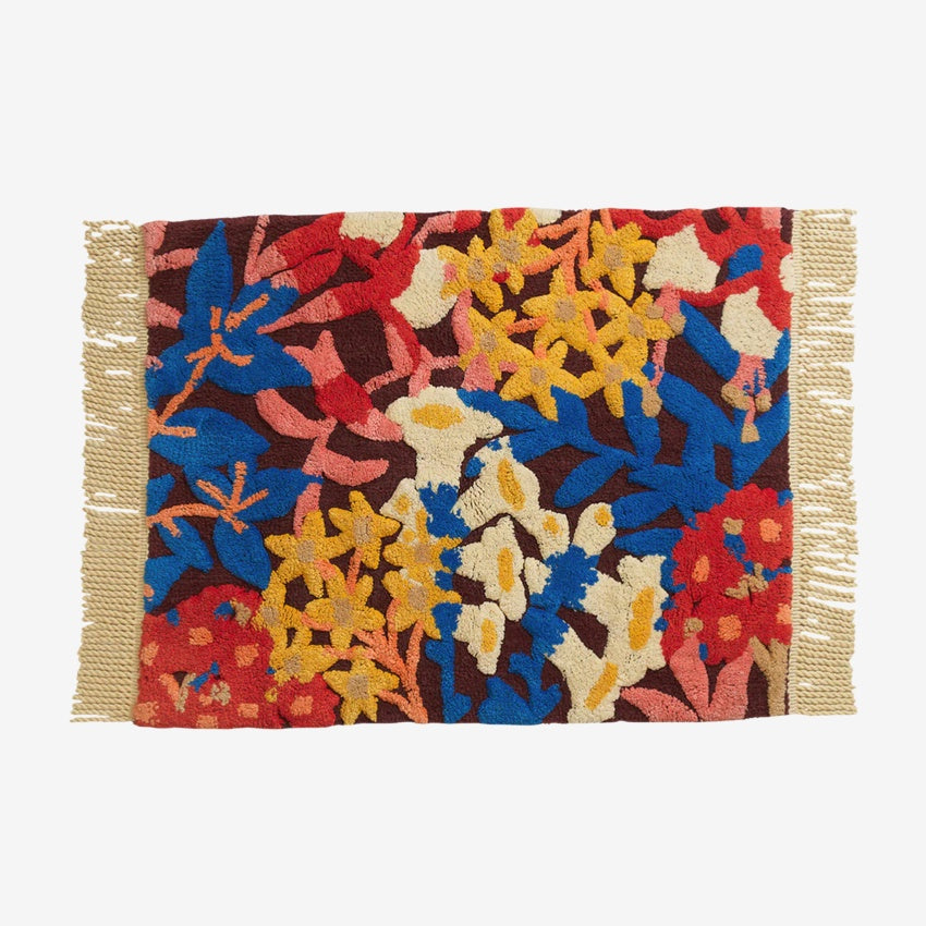 Francesca Bath Mat | Garnet