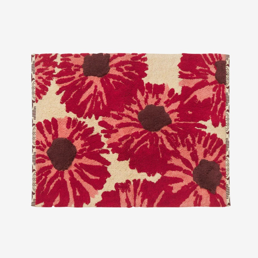 Isabella Bath Mat | Crimson