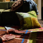 Bonny Reversible Velvet Cushion | Tigers Eye
