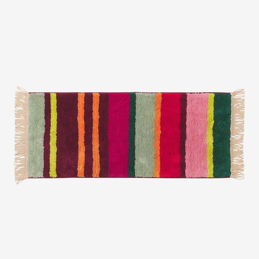 The Corinne Bath Runner on a blank background
