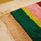 A close up of the Sage x Clare Corinne Bath Runner