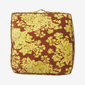Hazel Velvet Floor Cushion | Russet