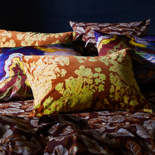 Hazel Velvet Pillowcase | Russet