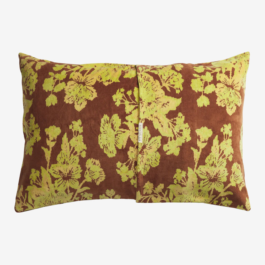 Hazel Velvet Pillowcase | Russet