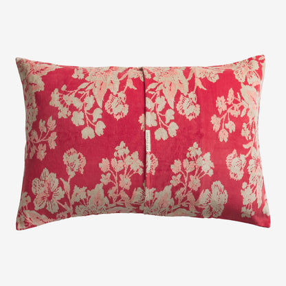 Hazel Velvet Pillowcase | Vermillion