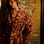 Indiana Towelling Robe | Carnelian