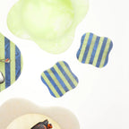 Noellyn Resin Coasters  | Set of 2 | Azure