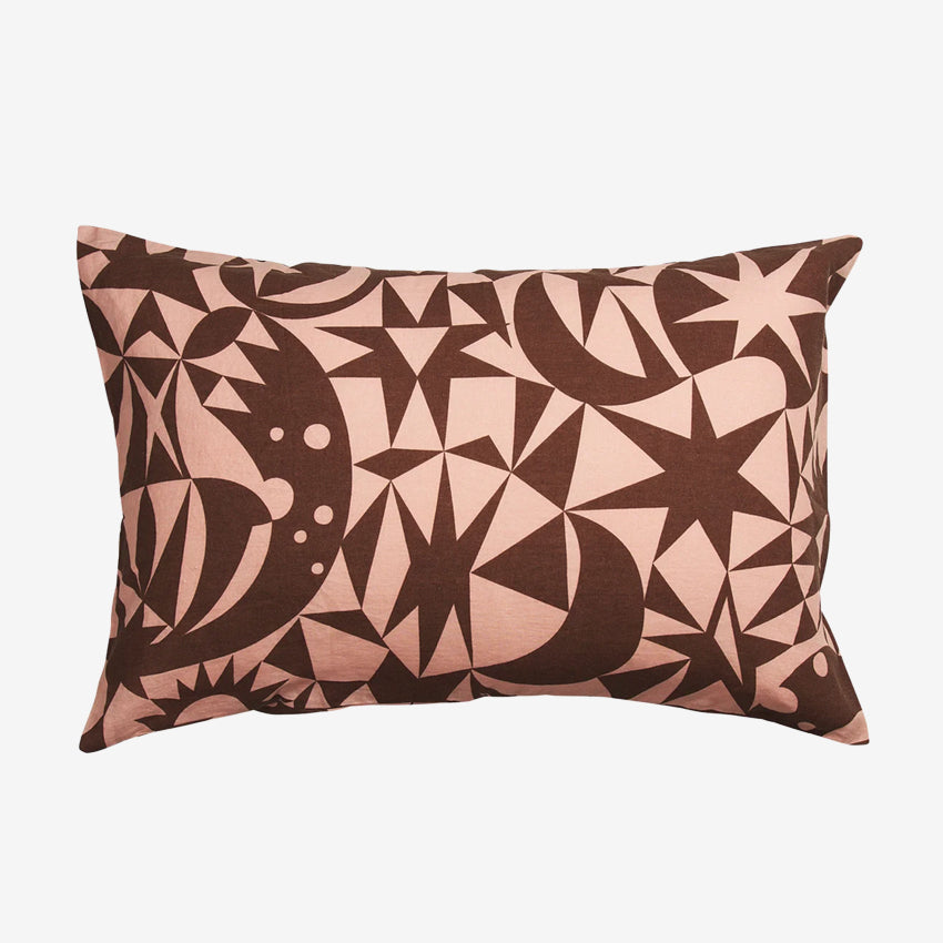 Nora Linen Pillowcase Set | Carnelian