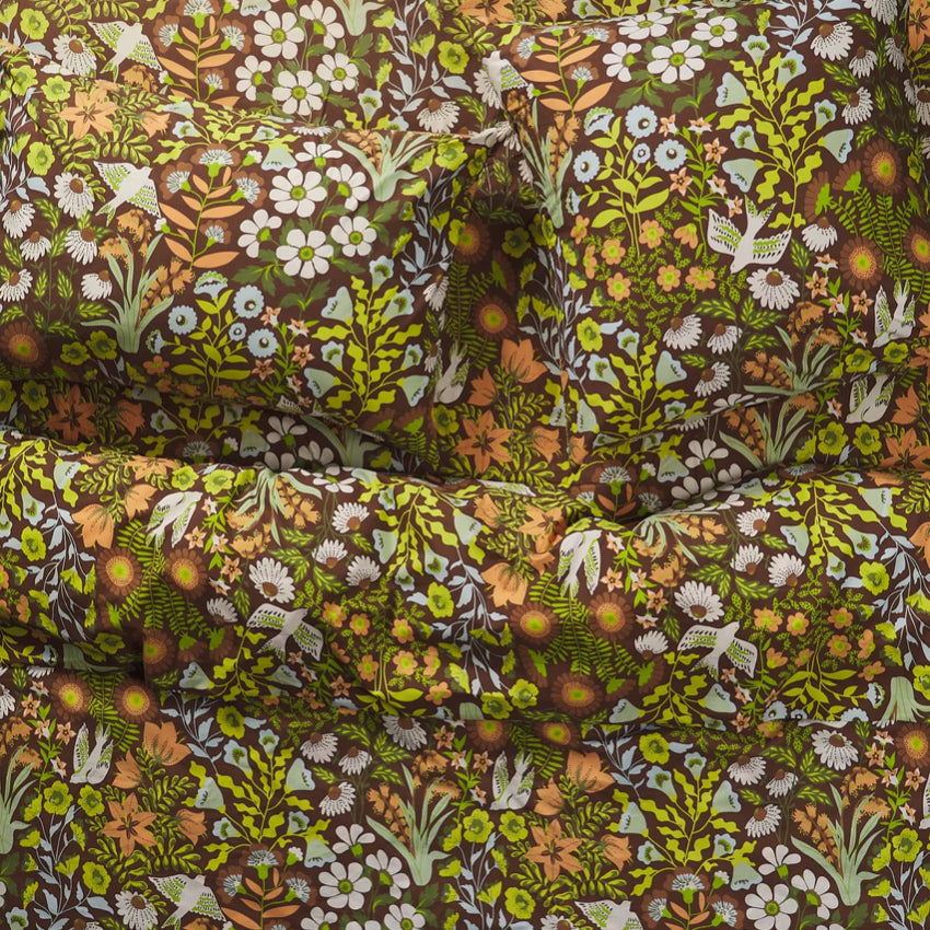 Sloane Cotton Quilt Cover | Umber | Super King