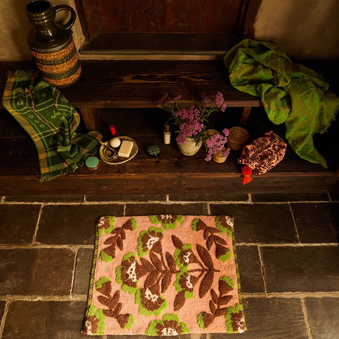 Winona Bath Mat | Carnelian