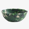 A Sage x Clare Billie Bowl in pine terrazzo on a blank background.