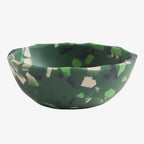 A Sage x Clare Billie Bowl in pine terrazzo on a blank background.