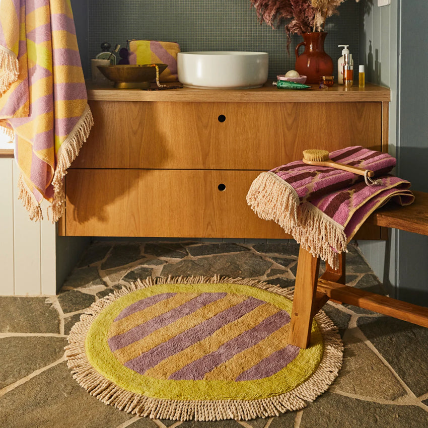 Jarita Bath Mat | Mauve