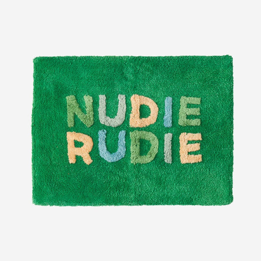 The Sage x Clare Nudie Rudie Bath Mat in Perilla on a blank background