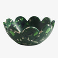 The Sage x Clare Petal Bowl in Pine Terrazzo on a blank background