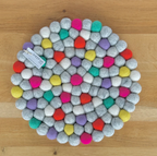 Felt Ball Pot Stand