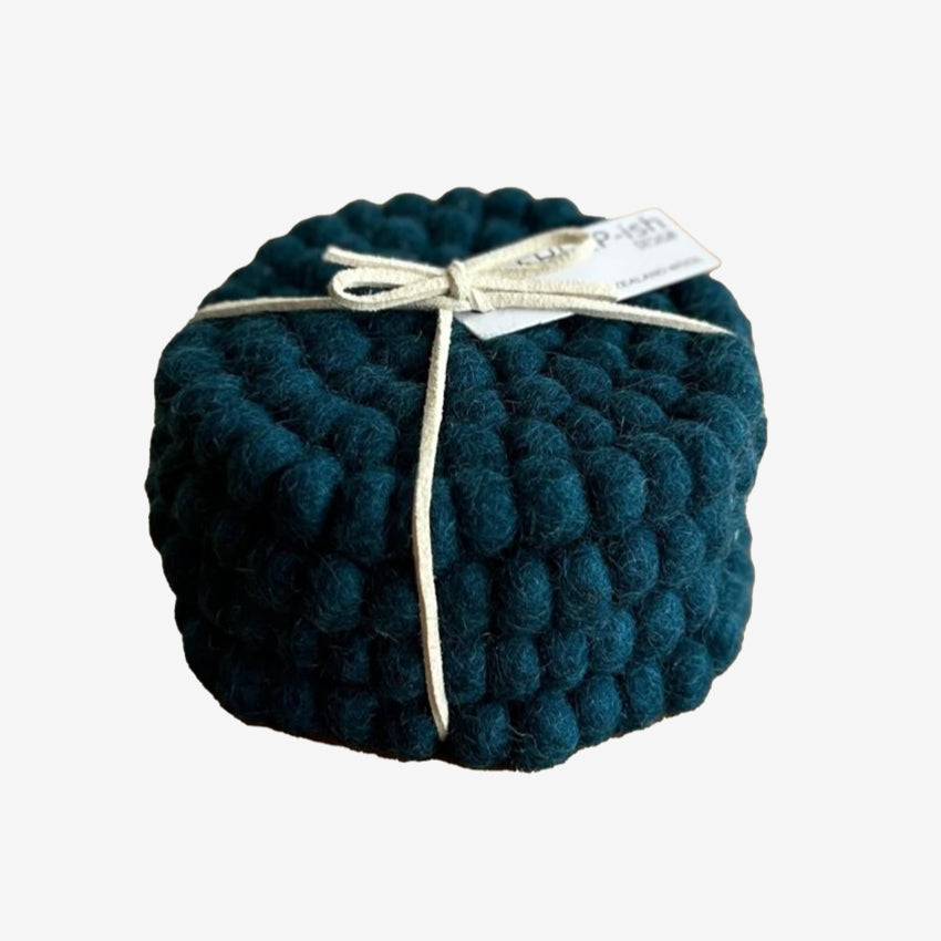 Felt Ball Coaster | Set of 4