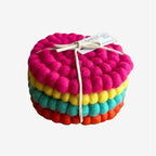 Felt Ball Coaster | Set of 4