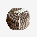 Felt Ball Coaster | Set of 4