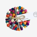 Felt Ball Coaster | Set of 4