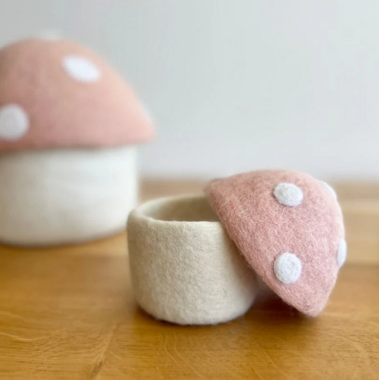 Toadstool Trinket Box | Blush