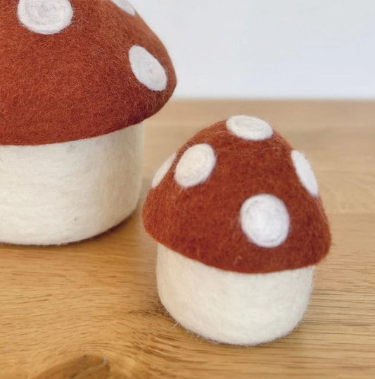 Toadstool Trinket Box | Rust