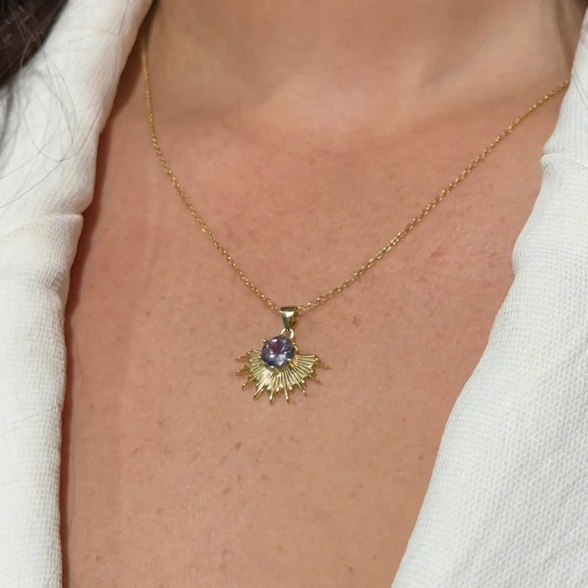 Solace Necklace | Limited Edition Wisteria