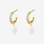 Aada Pearl Hoops