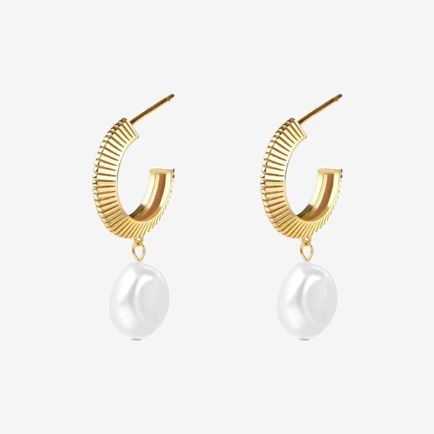 Aada Pearl Hoops