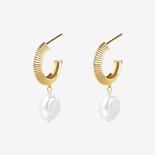 Aada Pearl Hoops