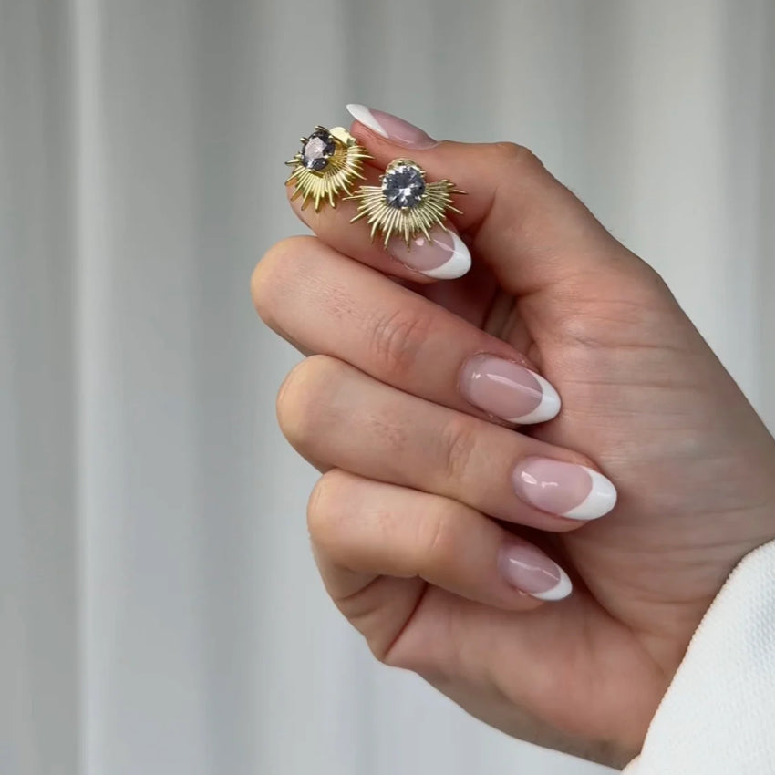 Solace Earrings | Limited Edition Wisteria