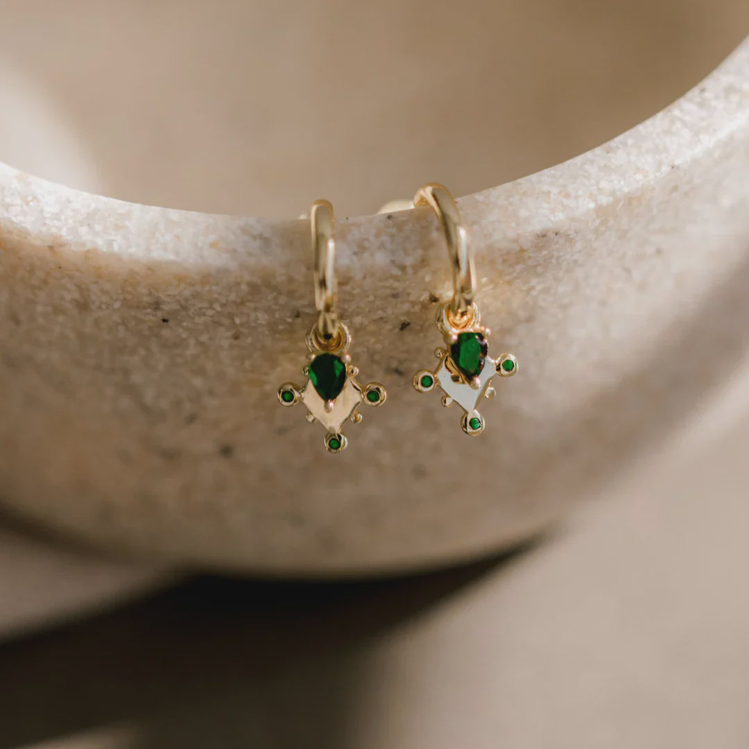 Monarchy Hoops | Emerald
