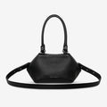 The Status Anxiety Astral Bag in Black on a blank background