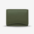 The Status Anxiety Lumen Wallet in Khaki on a blank background