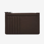 The Status Anxiety Avoiding Things Wallet in Cocoa on a blank background