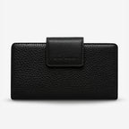 The Status Anxiety Ruins Wallet in Black on a Blank Background