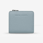 The Status Anxiety Sense Of Wonder Wallet in Powder Blue on a blank background