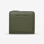 The Status Anxiety Sense Of Wonder Wallet in Khaki on a blank background
