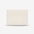 The Status Anxiety Together For Now Wallet in Chalk on a blank background