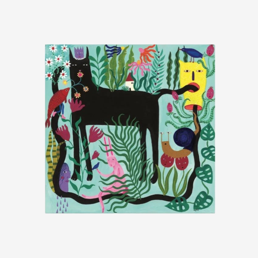 The Studio Soph The Day Dreamer Art Tile on a grey background