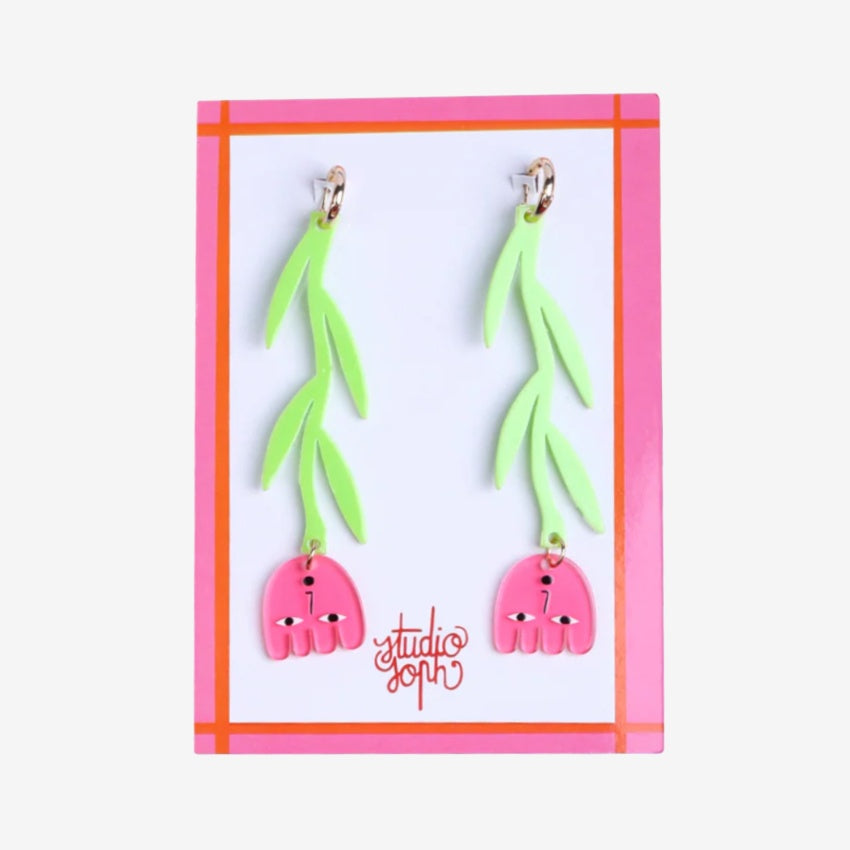 Flower Drop Earrings