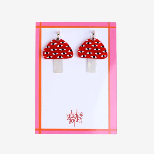 Mushroom Earrings
