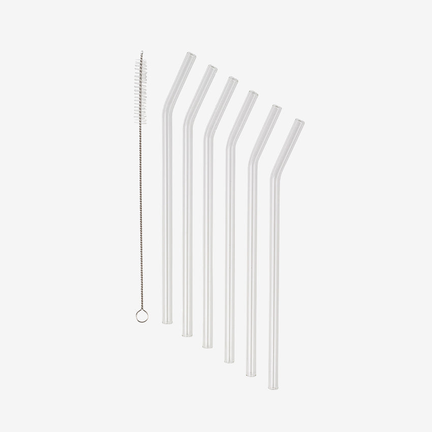 Re-usable Glass Drinking Straws | Transparent