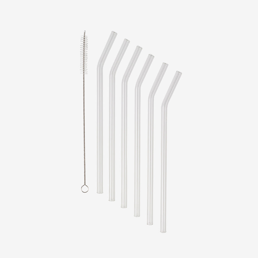 Reusable Glass Drinking Straws | Transparent