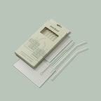 Reusable Glass Drinking Straws | Transparent