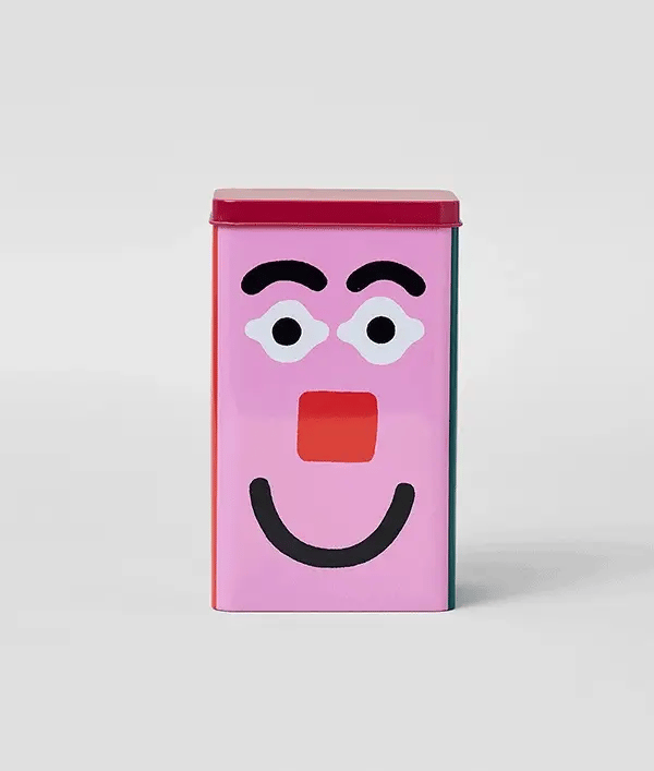Coffee Storage Tin | Faces
