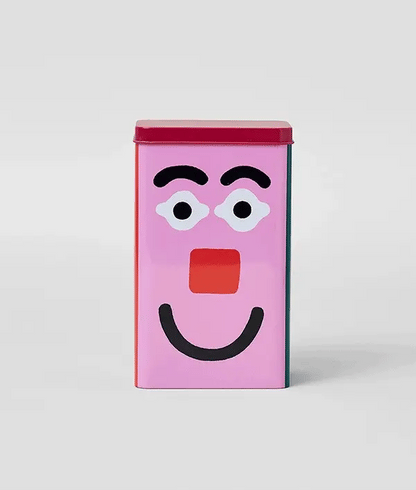 Coffee Storage Tin | Faces