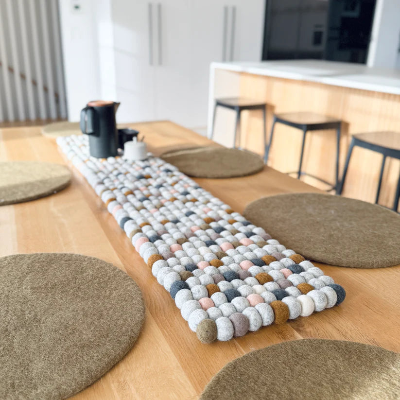 Felt Ball Table Runner