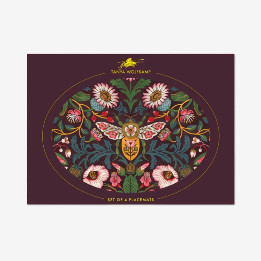 Oval Placemat | Set of 4 | Damask